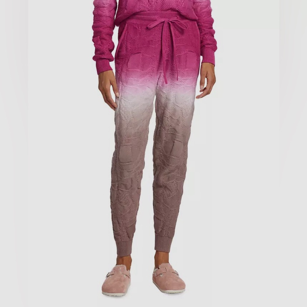 NWT Twenty Montreal Ombre Pink Knit Joggers